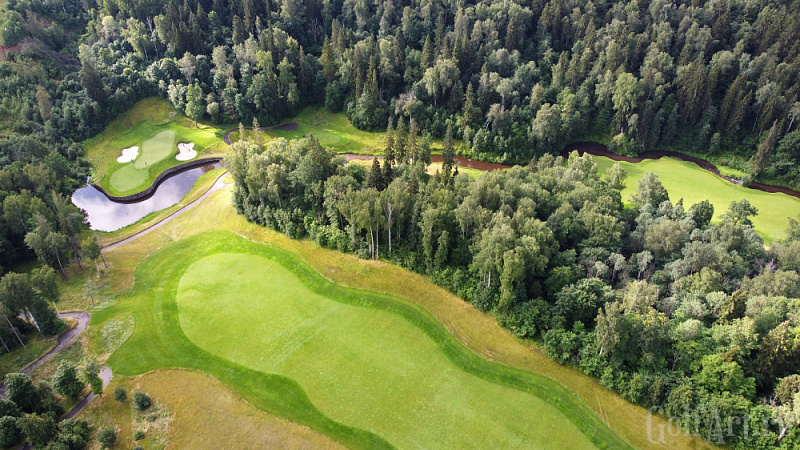 Целеево # 10_11 профессиональная фотография гольф-поля; GolfArt