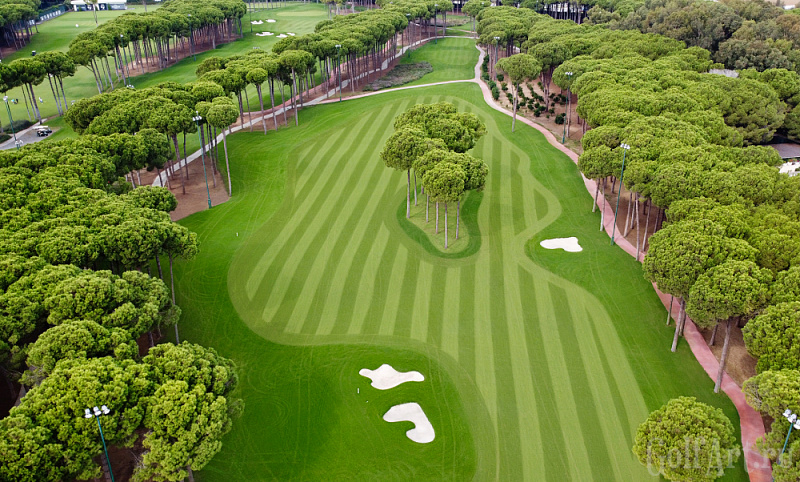 Regnum Carya Golf Club #лунка_3 профессиональная фотография гольф-поля; GolfArt