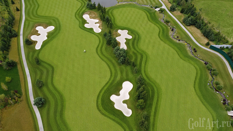 Agalarov Golf Club #9_1 профессиональная фотография гольф-поля; GolfArt