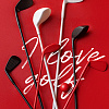 Love golf фотография из цикла Искусство играть, для художественного оформления гольф-клуба/кабинета/офиса; GolfArt
