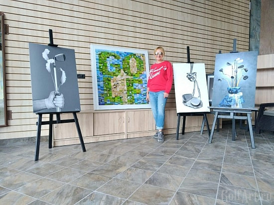 Картины GolfArt в гольф-клубе Strawberry Fields