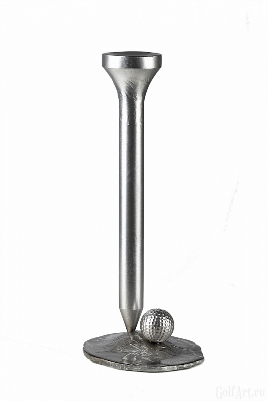 Арт-объект Стальная ТИ подарок для гольфистов, приз на гольф-турнир, для оформления гольф-клуба; GolfArt
