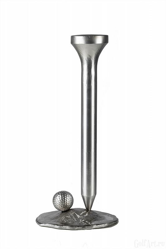 Арт-объект Стальная ТИ подарок для гольфистов, приз на гольф-турнир, для оформления гольф-клуба; GolfArt