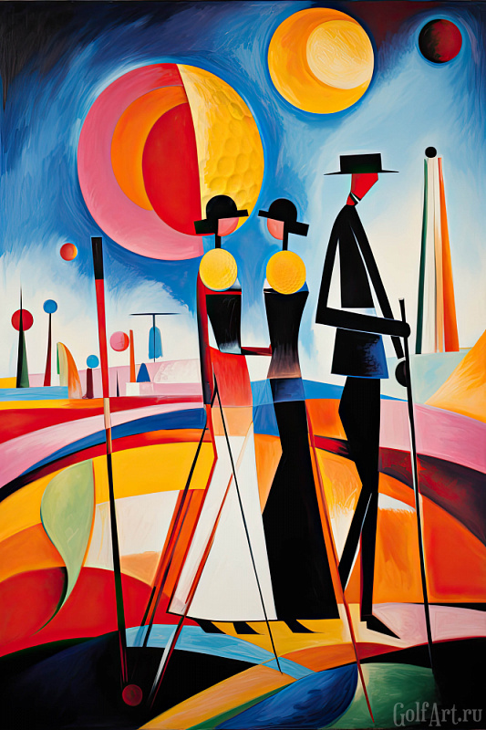 Hole 6 фотография из цикла Человек играет в гольф, для художественного оформления гольф-клуба/кабинета/офиса; GolfArt