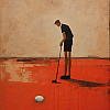 Hole 8 Hole 8 фотография из цикла Человек играет в гольф, для художественного оформления гольф-клуба/кабинета/офиса; GolfArt