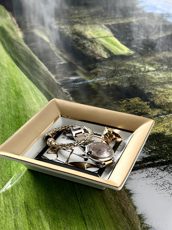 Декоративная подставка подарок гольфисту, тематичный гольф-сувенир; GolfArt