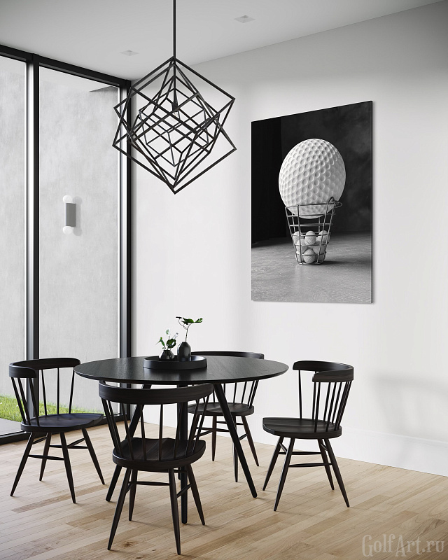 Фотография "Первый среди равных" фотография из цикла Black and White, для художественного оформления гольф-клуба/кабинета/офиса; GolfArt