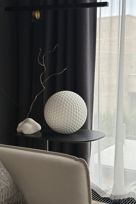 Арт-объект МЯЧ подарок для гольфистов, приз на гольф-турнир, для оформления гольф-клуба; GolfArt