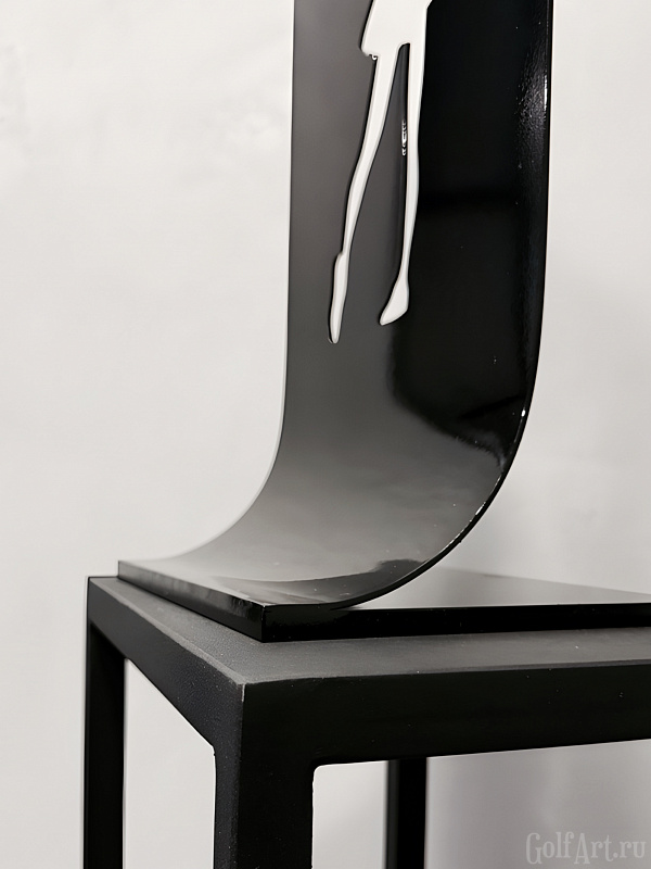 Арт-объект "Внутренняя сила". Гольфистка подарок для гольфистов, приз на гольф-турнир, для оформления гольф-клуба; GolfArt