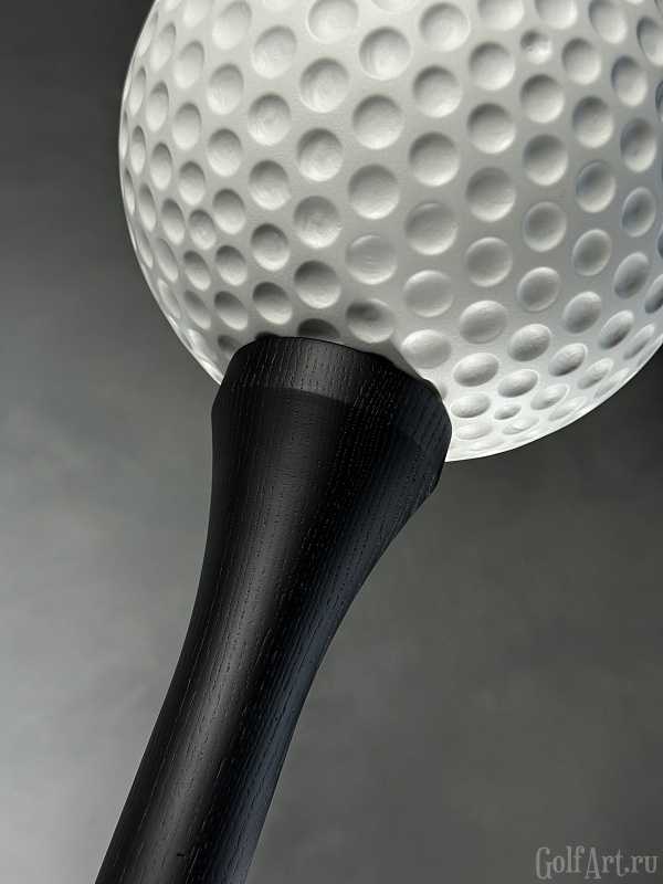 Арт-объект "Точка начала" подарок для гольфистов, приз на гольф-турнир, для оформления гольф-клуба; GolfArt