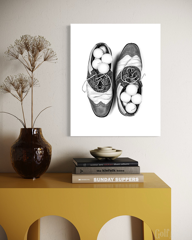 Фотография "Войти в игру!» фотография из цикла Black and White, для художественного оформления гольф-клуба/кабинета/офиса; GolfArt