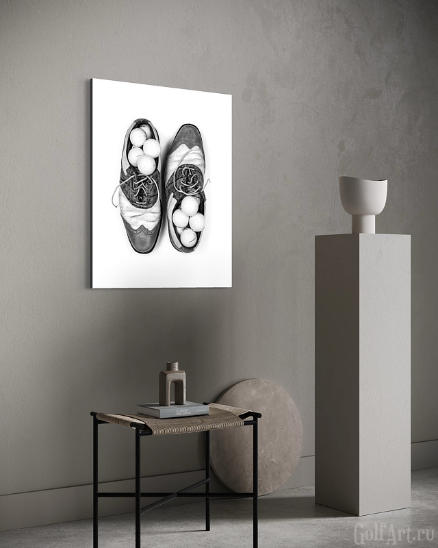 Фотография "Войти в игру!» фотография из цикла Black and White, для художественного оформления гольф-клуба/кабинета/офиса; GolfArt