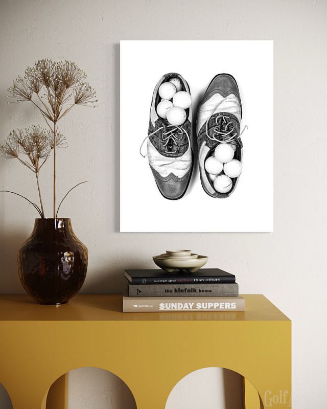 Фотография "Войти в игру!» фотография из цикла Black and White, для художественного оформления гольф-клуба/кабинета/офиса; GolfArt