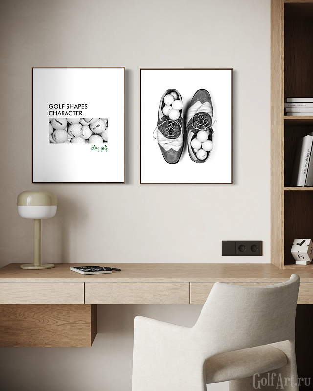 "Гольф формирует характер", постер №5