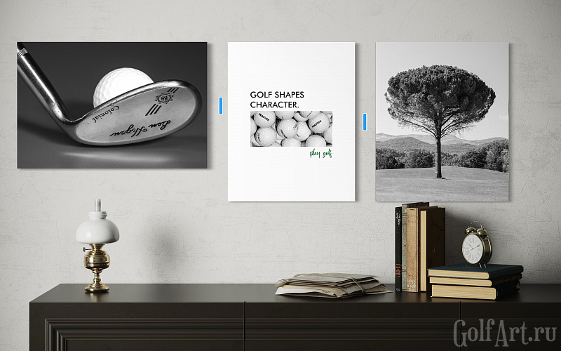 Фотография «Бен Хоган с вами!» фотография из цикла Black and White, для художественного оформления гольф-клуба/кабинета/офиса; GolfArt