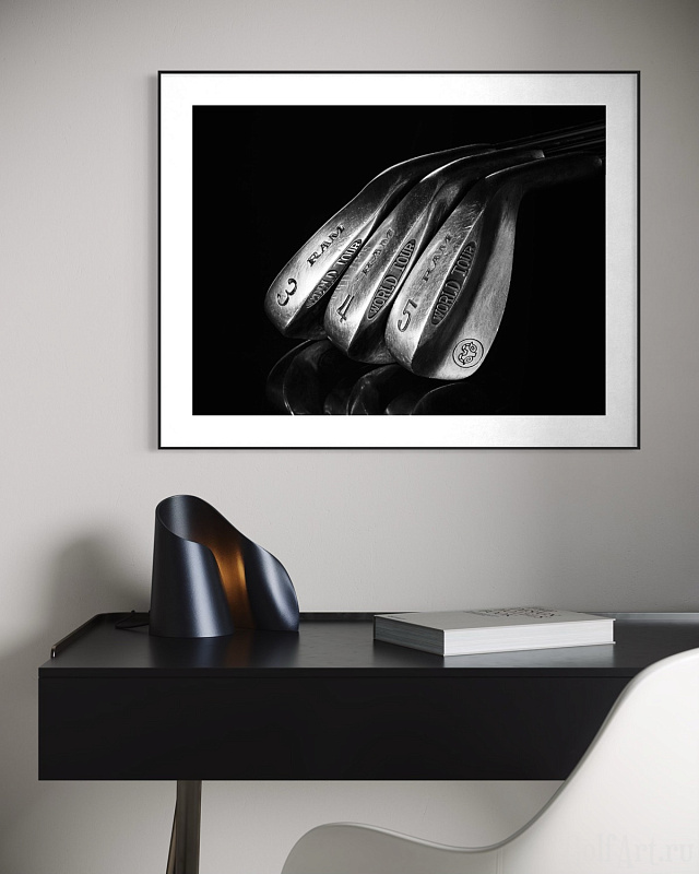 Фотография «Ритм» фотография из цикла Black and White, для художественного оформления гольф-клуба/кабинета/офиса; GolfArt