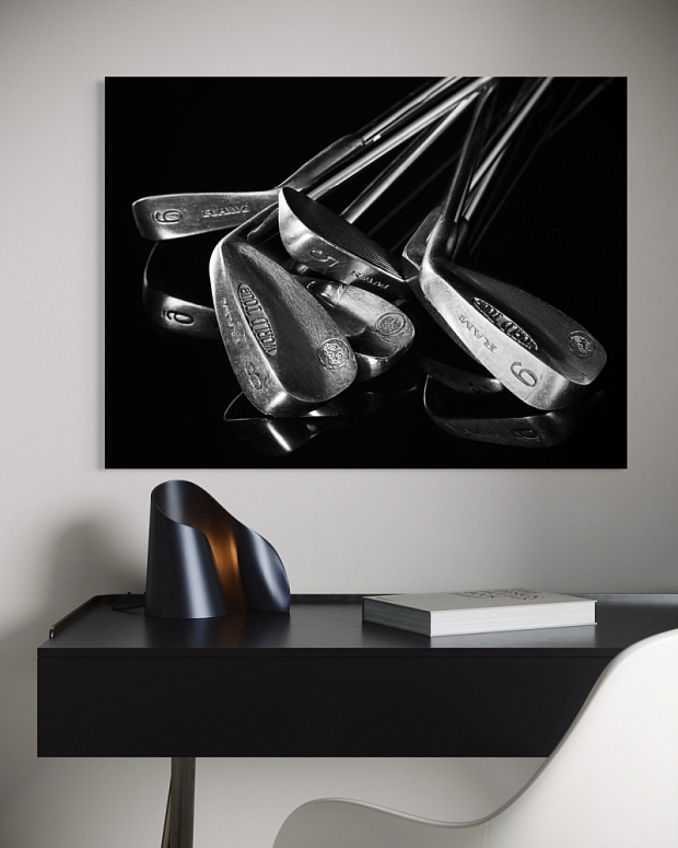 Фотография «Момент выбора» фотография из цикла Black and White, для художественного оформления гольф-клуба/кабинета/офиса; GolfArt