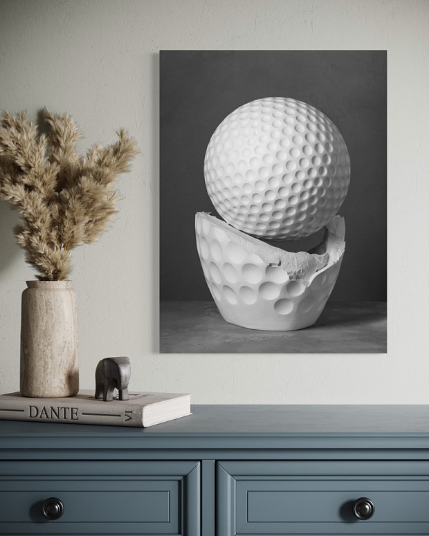 Фотография «Баланс» фотография из цикла Black and White, для художественного оформления гольф-клуба/кабинета/офиса; GolfArt