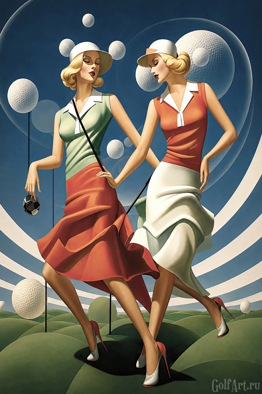 Hole 17  фотография из цикла Человек играет в гольф, для художественного оформления гольф-клуба/кабинета/офиса; GolfArt